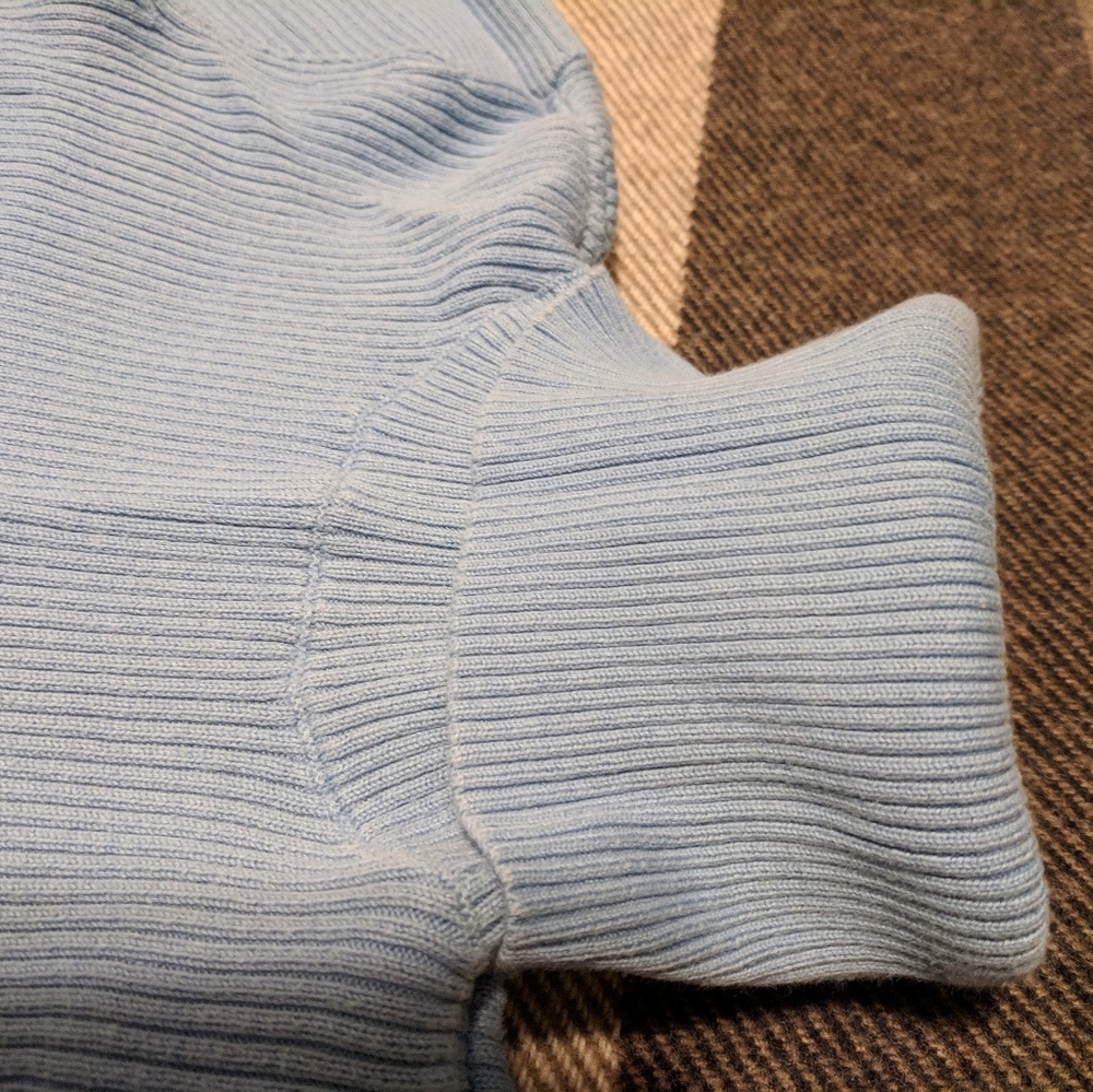 American Eagle sky blue cotton turtle neck sweater